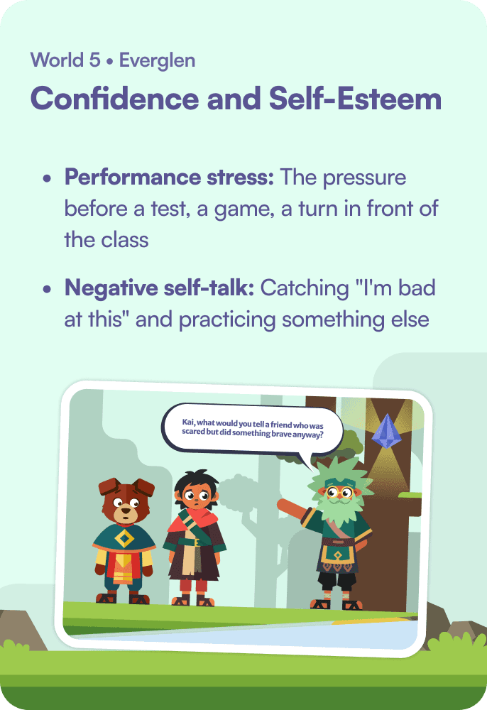 World 5 Everglen — Confidence and Self-Esteem