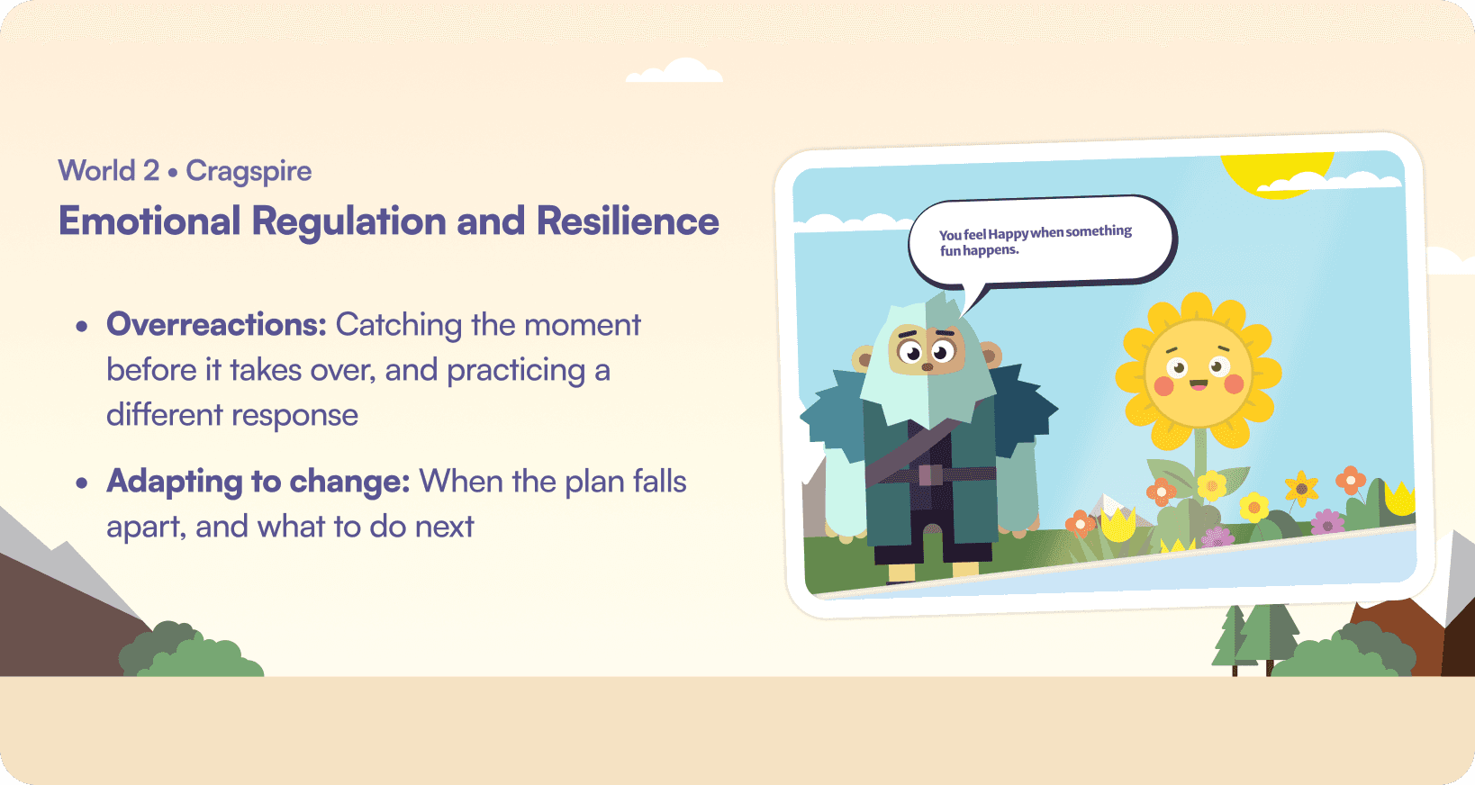 World 2 Cragspire — Emotional Regulation and Resilience