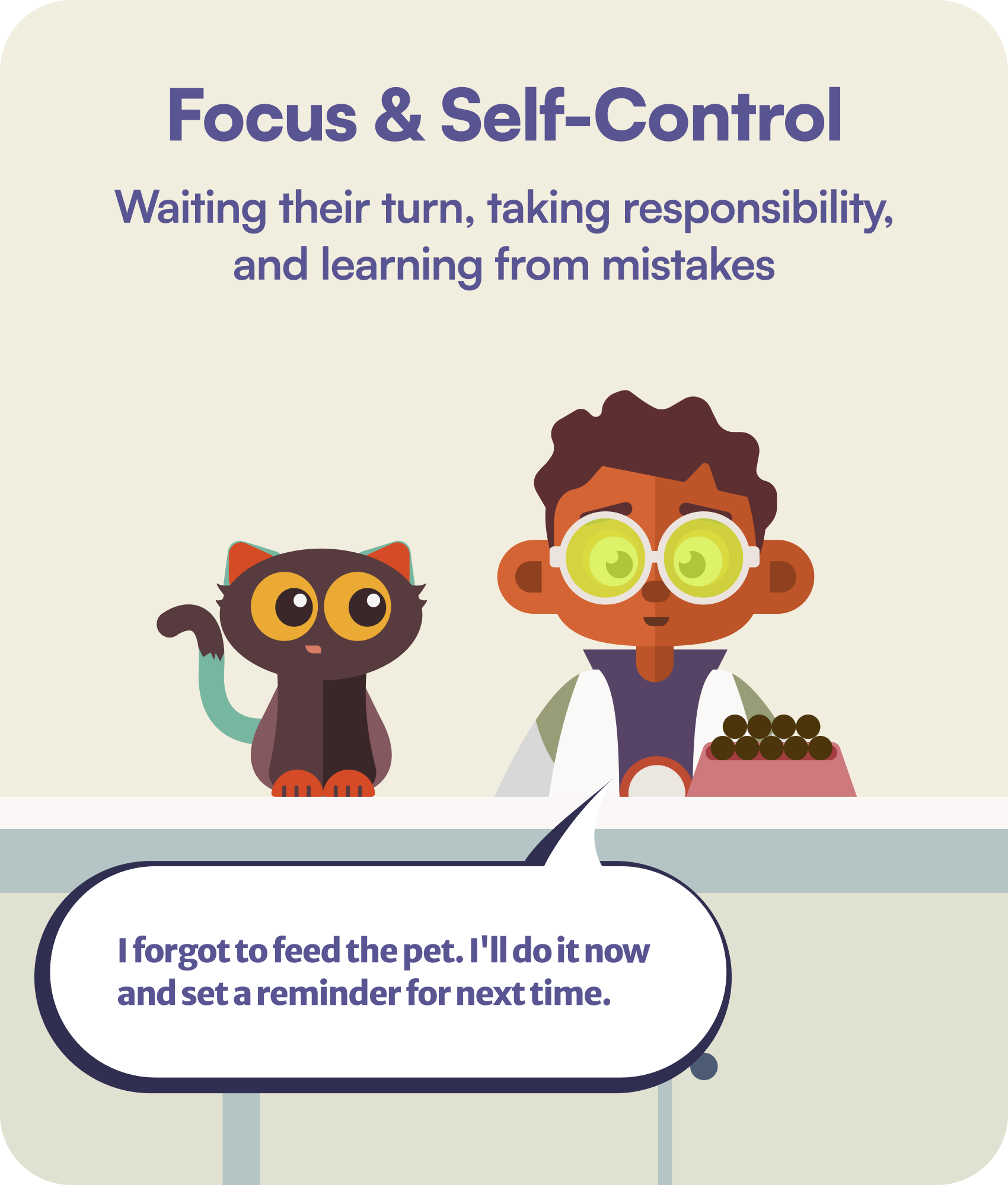 Emotional Resilience — Neelo social skills card
